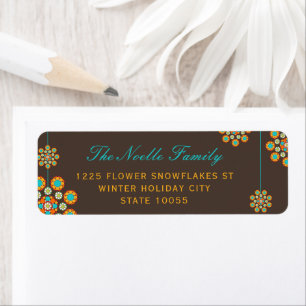 Weihnachtsschneeflocken Blume Chic Holiday