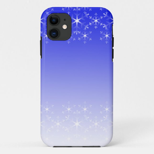 Weihnachtsschneeflocken Case-Mate iPhone Hülle (Rückseite)