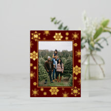 Weihnachtsschneeflocken Foto | Rot