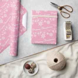 Weihnachtsschneeflocken Geschenkpapier