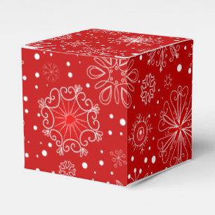 Weihnachtsschneeflocken Geschenkschachtel