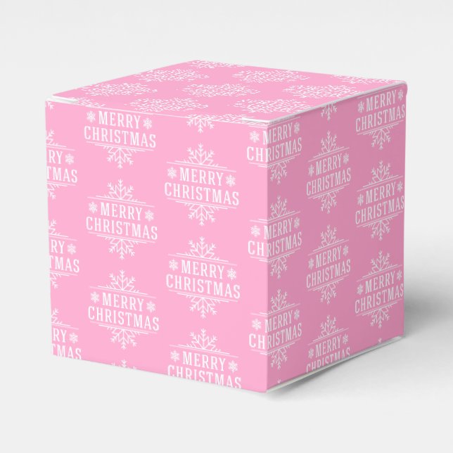 Weihnachtsschneeflocken Geschenkschachtel (Vorderseite)
