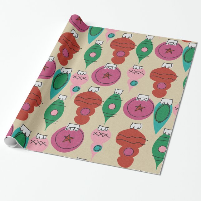 Weihnachtsschneeflocken glänzendes Wrapping Paper Geschenkpapier (Ungerollt)