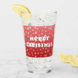 Weihnachtsschneeflocken Glas