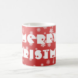 Weihnachtsschneeflocken Kaffeetasse