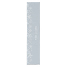 Weihnachtsschneeflocken Kurzer Tischläufer