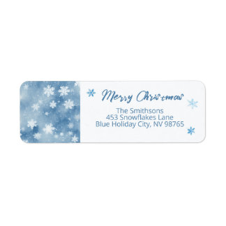 Weihnachtsschneeflocken Light Blue Sky