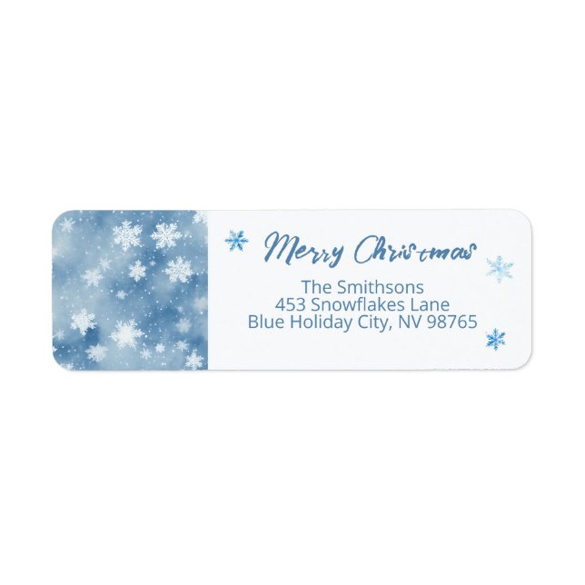 Weihnachtsschneeflocken Light Blue Sky (Vorne)