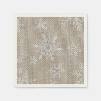 Weihnachtsschneeflocken Napkins Serviette
