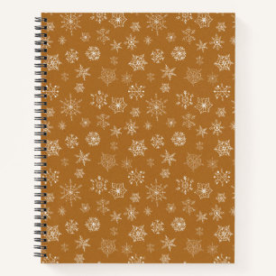 Weihnachtsschneeflocken Notizbuch