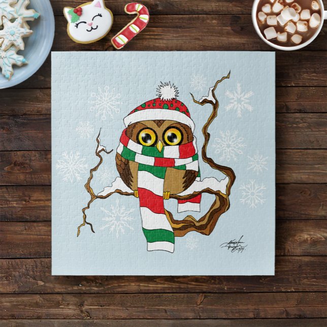 Weihnachtsschneeflocken Puzzle (Von Creator hochgeladen)