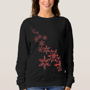 Weihnachtsschneeflocken Sweatshirt