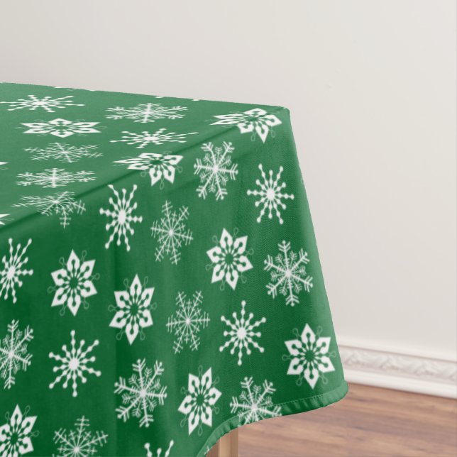 Weihnachtsschneeflocken Tischdecke (Beispiel)