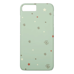 Weihnachtsschneeflocken und Sterne Case-Mate iPhone Hülle