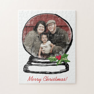 Weihnachtsschneegel-Foto Puzzle