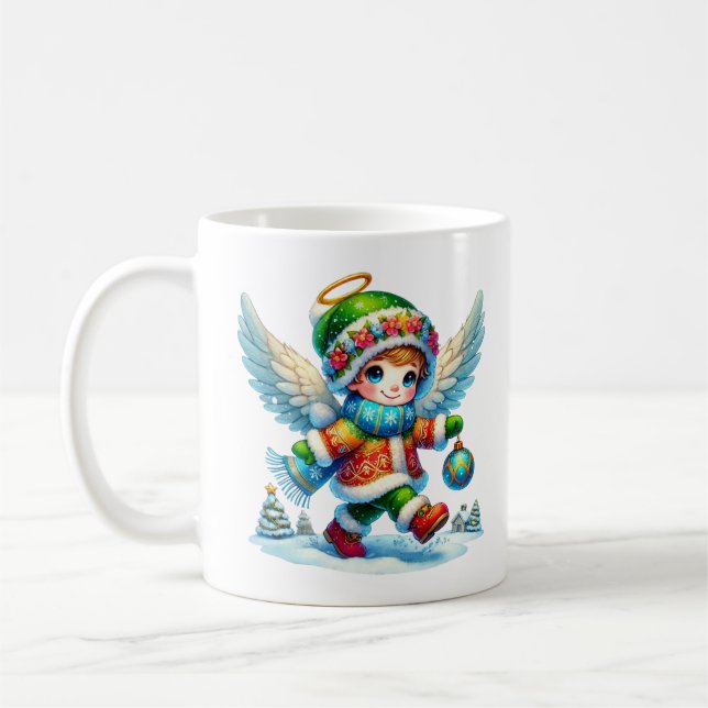 Weihnachtsschneegel Kaffeetasse (Links)