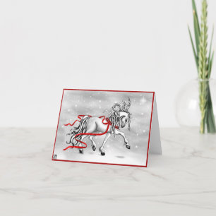 Weihnachtsschneeglocken Feiertagskarte