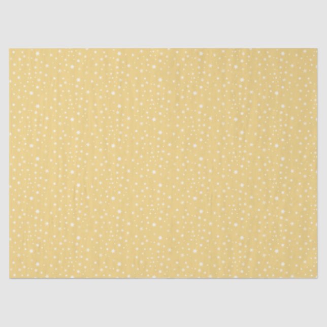 WeihnachtsschneeGold - Tissue Paper Seidenpapier (Vorderseite)