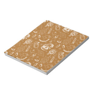 Weihnachtsschneehandgezeichnet Notizblock