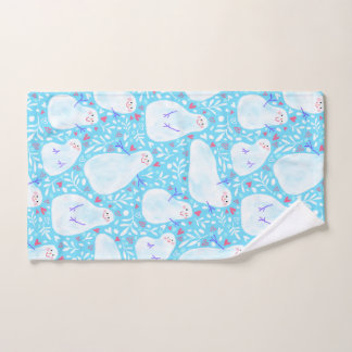 Weihnachtsschneehandtuch Handtuch