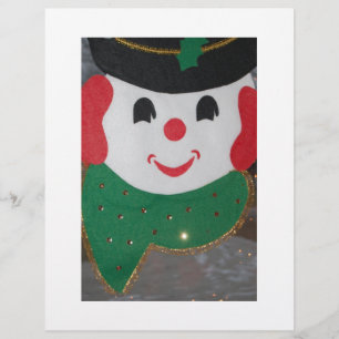 Weihnachtsschneemann im Vintage-Stil Flyer