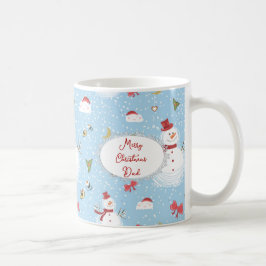 Weihnachtsschneemann Kaffeetasse