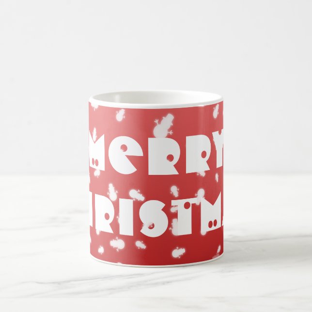 Weihnachtsschneemann Kaffeetasse (Mittel)