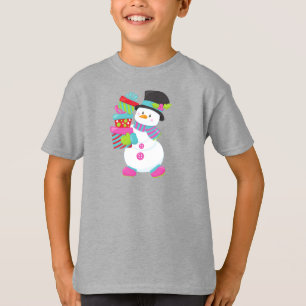 Weihnachtsschneemann, Karottennase, Geschenke, Ges T-Shirt