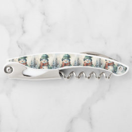 Weihnachtsschneemann Kellnermesser