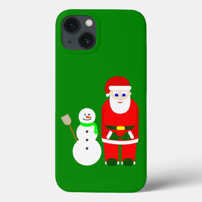 Weihnachtsschneemann niedlich Case-Mate iPhone hülle (Rückseite)