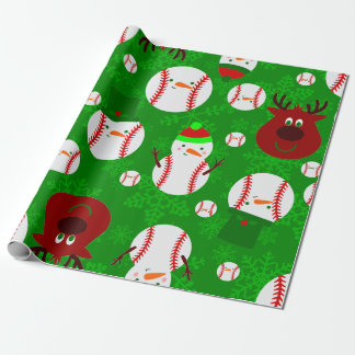 Weihnachtsschneemann-Schneeflocke Geschenkpapier