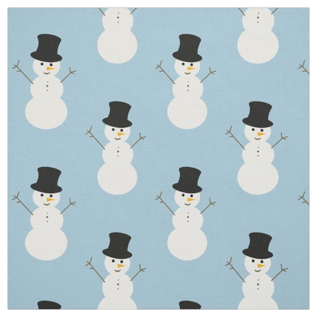 Weihnachtsschneemann Stoff (Muster)