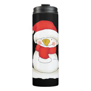 Weihnachtsschneemann Thermosbecher