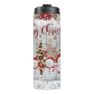 Weihnachtsschneemann Thermosbecher