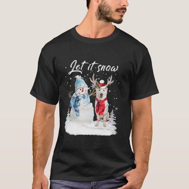 Weihnachtsschneemann Weihnachten Weihnachtsmann We T-Shirt (Vorderseite)