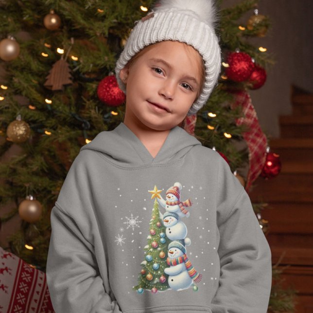 Weihnachtsschneemänner Hoodie (Von Creator hochgeladen)