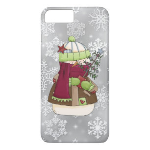 WeihnachtsSchneemannschneeflocke iPhone 7 Plusfall Case-Mate iPhone Hülle