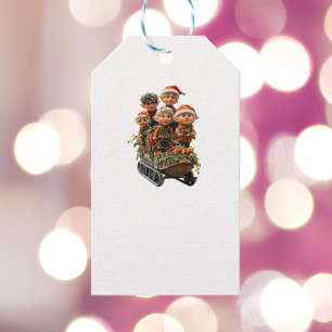 Weihnachtsschneewitz White Gift Tags Geschenkanhänger