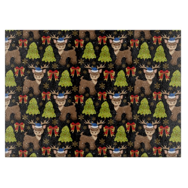 Weihnachtsschneider Schneidebrett (Vorderseite)