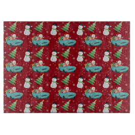 Weihnachtsschneider Schneidebrett