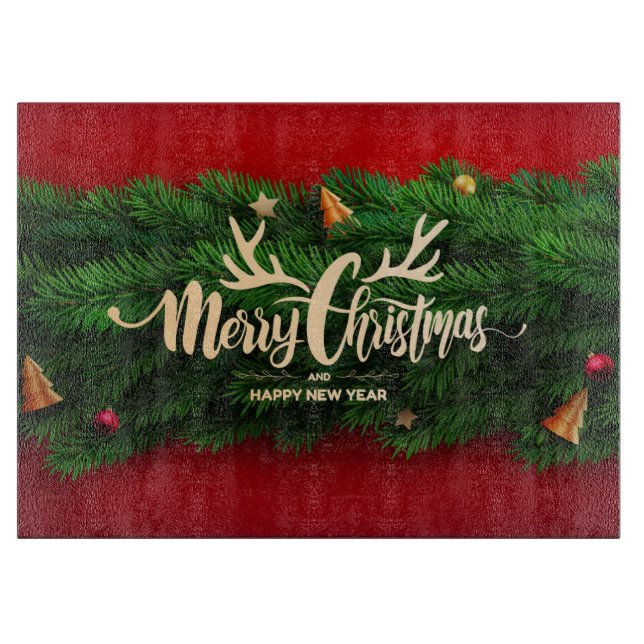 Weihnachtsschneider Schneidebrett (Vorderseite)