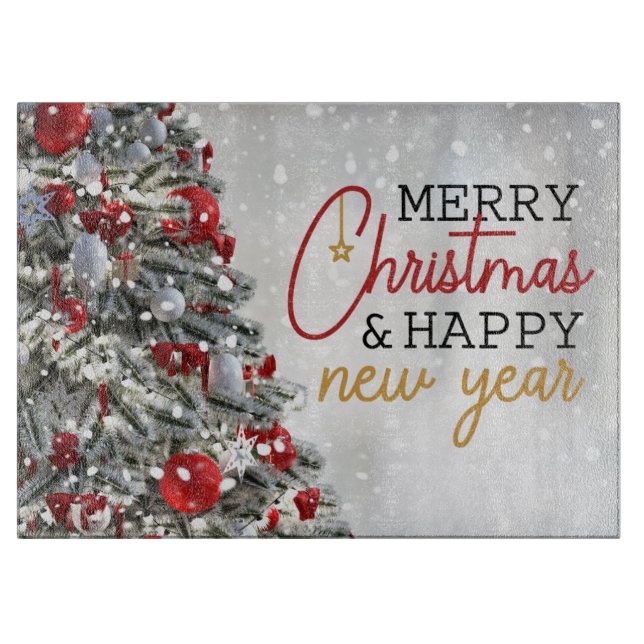 Weihnachtsschneider Schneidebrett (Vorderseite)