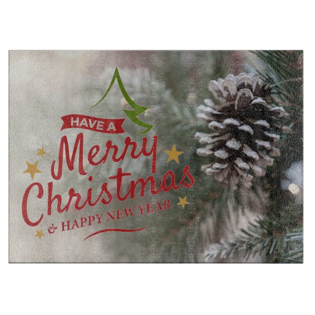 Weihnachtsschneider Schneidebrett (Vorderseite)