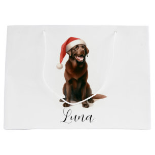Weihnachtsschokolade Labrador Hund Hundehütte Gesc Große Geschenktüte