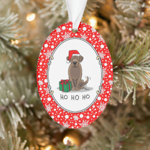 Weihnachtsschokolade Labrador Niedlich Ornament