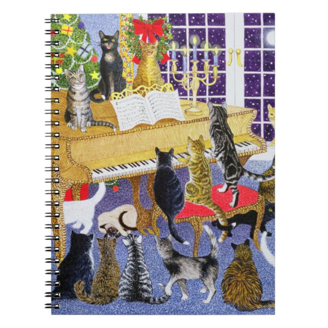 Weihnachtsschor Notizblock (Vorderseite)