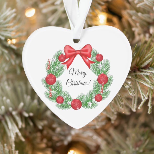 Weihnachtsschrei der Verzweigungen dekoriert Ornament (Christmas Letter F with Santa Claus Cap and stocking & great Christmas Ornaments)