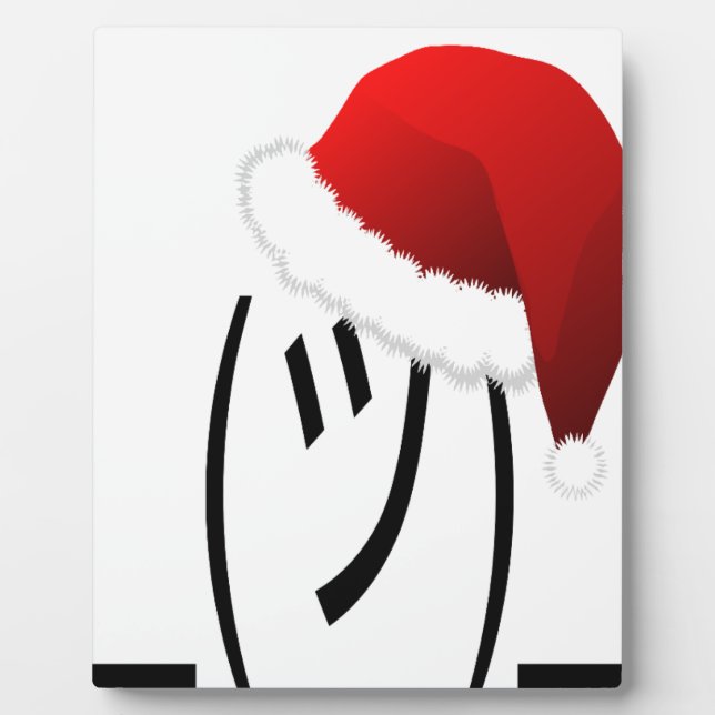 Weihnachtsschrei Fotoplatte (Vorderseite)