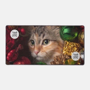 Weihnachtsschrei Katzenschreibtisch matte Mouse Pa Schreibtischunterlage