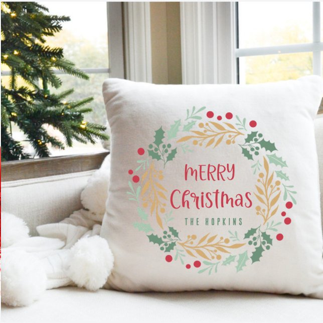 Weihnachtsschreiben und Skript | Frohe Weihnachten Kissen (Von Creator hochgeladen)